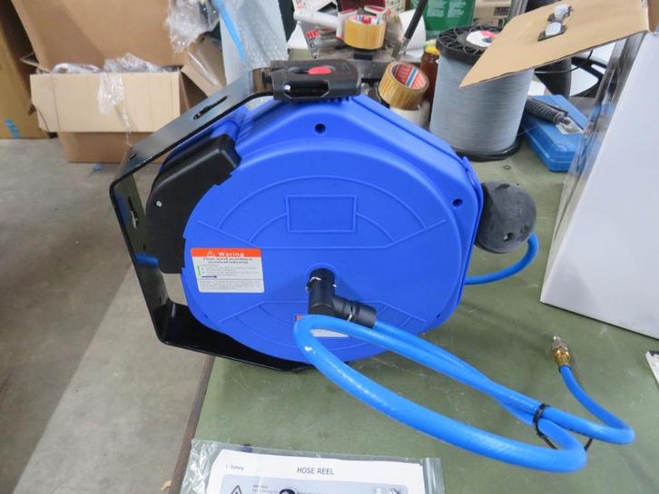 Criko slanghaspel voor persluchtslang luchtslanghaspel nieuw, Doe-het-zelf en Verbouw, Compressors, Nieuw, 6 tot 10 bar, 100 liter of meer