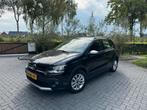 Volkswagen Cross Polo 1.2 TSI DSG 2017 Led Stoelverwarming !, Stof, Zwart, 39 €/maand, Geïmporteerd