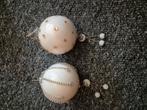 Grote witte zilveren kerstballen, Diversen, Kerst, Ophalen of Verzenden