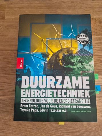 Duurzame Energietechniek – 5e editie |   beschikbaar voor biedingen