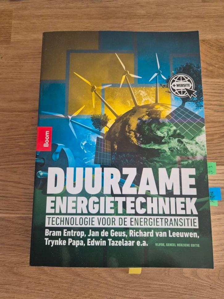 Duurzame Energietechniek – 5e editie |, Boeken, Techniek, Zo goed als nieuw, Bouwkunde, Ophalen of Verzenden