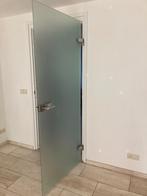 Ets glazen binnendeur, Ophalen, 80 tot 100 cm, Binnendeur, 200 tot 215 cm