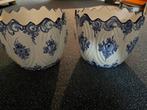 2 unieke sierpotten, Overige kleuren, Aardewerk of Porselein, Ophalen of Verzenden, Zo goed als nieuw