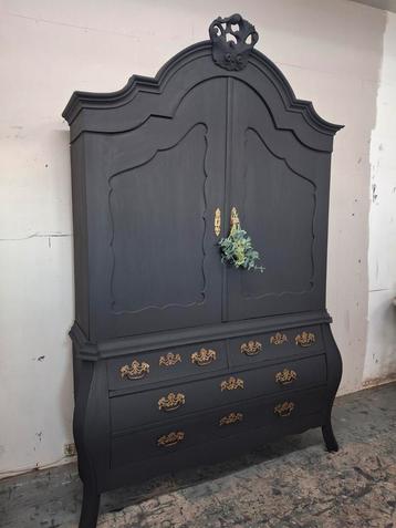 Prachtige antieke biedermeier kast kabinet buikkast  beschikbaar voor biedingen
