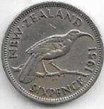 6  pence  1951   Nieuw  Zeeland. km. 16, Verzenden, Losse munt