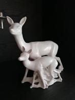 JEMA HOLLAND keramiek beeld van een ree met jong 24 x 22 cm, Ophalen of Verzenden