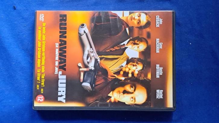 Runaway Jury "Gene Hackman, Dustin Hoffman", Cd's en Dvd's, Dvd's | Thrillers en Misdaad, Zo goed als nieuw, Detective en Krimi