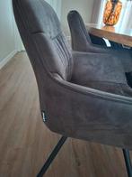 Mooie set van eetkamerstoelen, Gebruikt, Minder dan 75 cm, Ophalen of Verzenden, Stof
