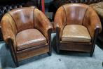 2 schapenleren fauteuils Lounge Atelier + BEZORGING GRATIS