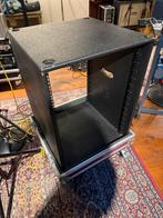 Flightcase met 2x 19 inch rack 15HE stolp, Ophalen, Zo goed als nieuw, Overige instrumenten, Flightcase
