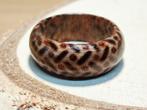houten ring maat 20 (nr. 01), Sieraden, Tassen en Uiterlijk, Ringen, Overige materialen, 19 tot 20, Nieuw, Ophalen of Verzenden