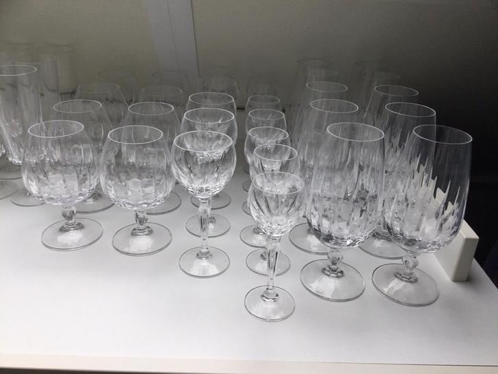 Aangeb. Kristallen glasservies, Antiek en Kunst, Antiek | Glas en Kristal, Ophalen