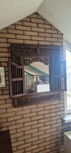 Houten Spiegel met deurtjes, Ophalen