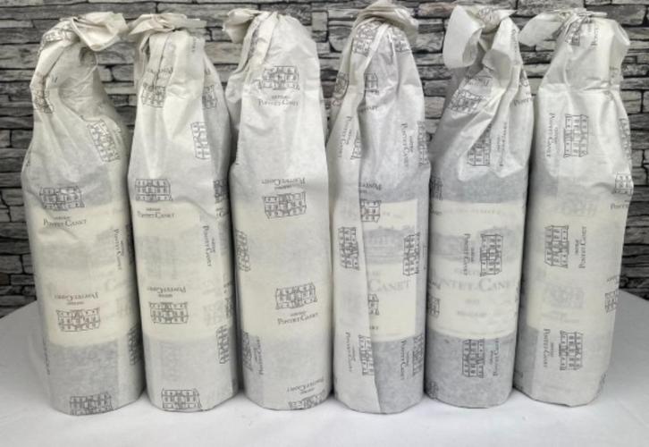 6x 2017 Château Pontet-Canet, Verzamelen, Wijnen, Nieuw, Rode wijn, Frankrijk, Vol, Ophalen of Verzenden