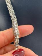 Z302 Prachtige zilveren koningsketting 70 cm | 120 gram, Sieraden, Tassen en Uiterlijk, Ophalen of Verzenden, X, Zilver, Zilver