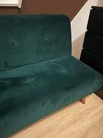 Slaapbank Jysk - Fluweel, 3-zits, Huis en Inrichting, Slaapkamer | Slaapbanken, Ophalen, Tweepersoons, Zo goed als nieuw, Overige maten