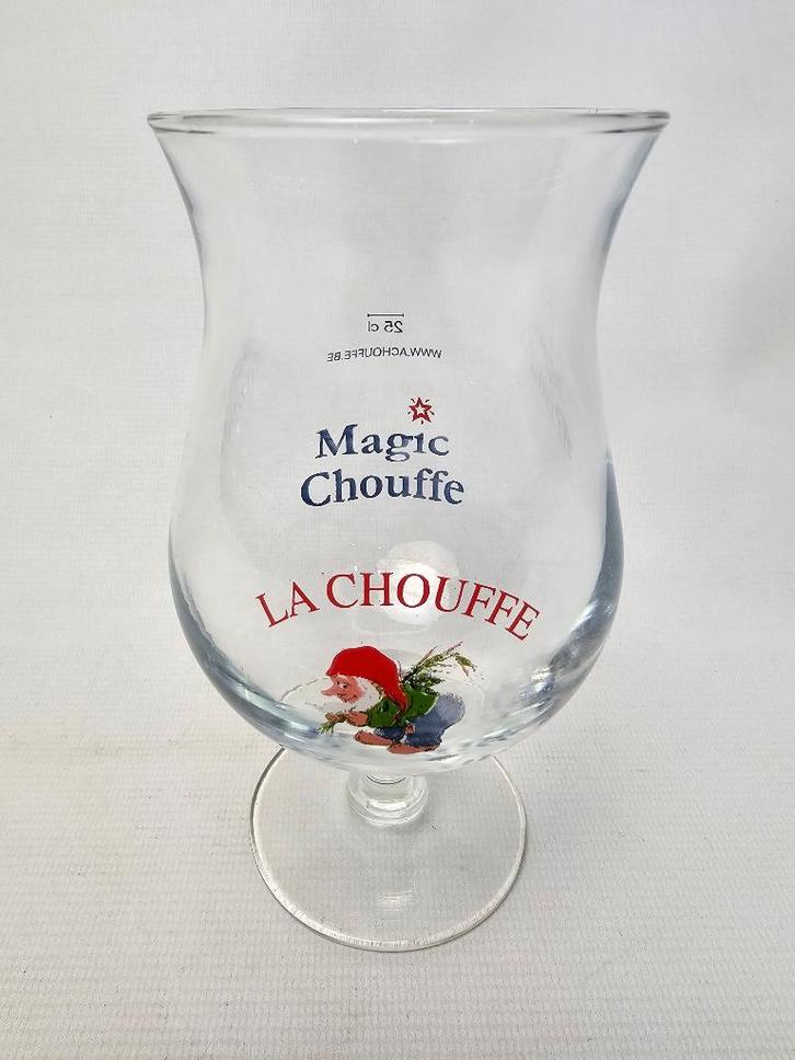 # La Chouffe Magic Chouffe Glas 25cl, Verzamelen, Glas en Borrelglaasjes, Gebruikt, Bierglas, Ophalen of Verzenden