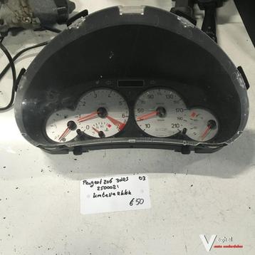 Peugeot 206 3drs 2003 Quicksilver Wagennr 2500021  Km Teller beschikbaar voor biedingen