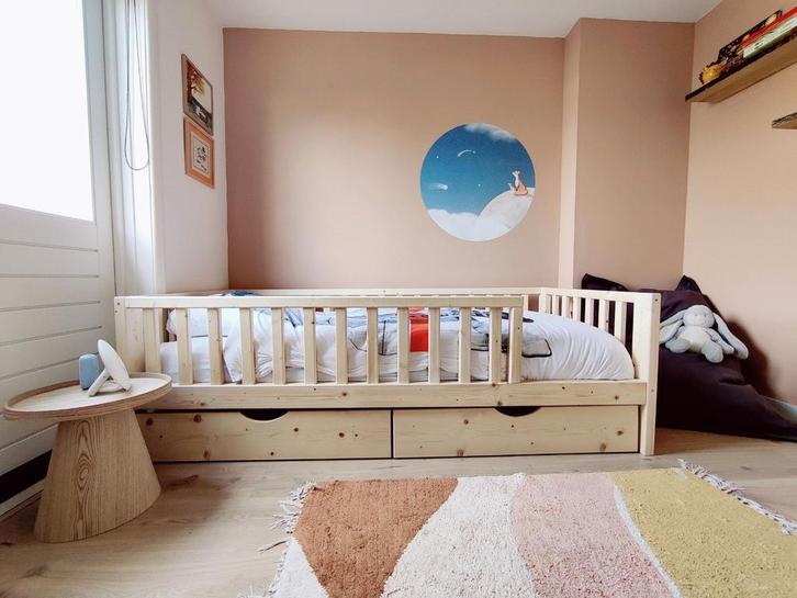NIEUW kinderbed Vloerbed 160x80 meerdere maten en opties, Kinderen en Baby's, Kinderkamer | Bedden, Nieuw, 140 tot 160 cm, 70 tot 85 cm