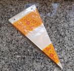 100 Puntzakken – snoepzakken 180x370mm geel/rood, Ophalen of Verzenden, Nieuw