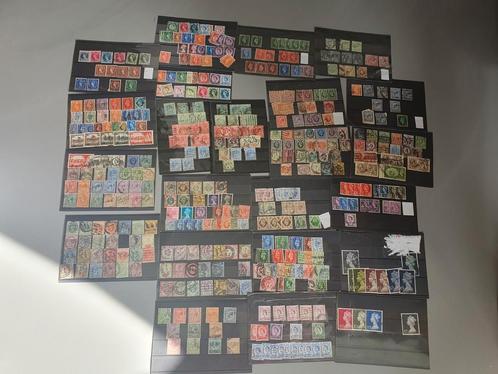 Grote kavel oud Engeland, Postzegels en Munten, Postzegels | Volle albums en Verzamelingen, Buitenland, Ophalen of Verzenden