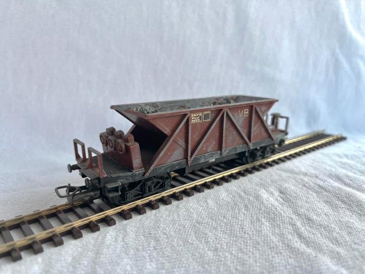 Jouef 657 SNCF bulkgoederenwagon, Hobby en Vrije tijd, Modeltreinen | H0, Gebruikt, Wagon, Gelijkstroom, Jouef, Ophalen of Verzenden