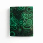 Malachiet tegeltje gepolijst  Herkomst: DR Congo 14862, Ophalen of Verzenden, Mineraal