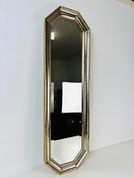 Vintage Franse octagonale bladgoud spiegel 1950s, Minder dan 50 cm, Ophalen of Verzenden, Zo goed als nieuw, Minder dan 100 cm