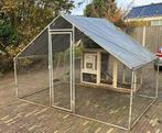 Te koop: kippenhok incl Ren, Dieren en Toebehoren, Ophalen, Gebruikt, Aluminium, Overige typen