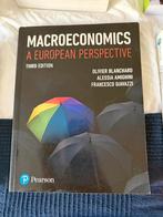 Macroeconomics a european perspective 3rd edition, Ophalen of Verzenden, Zo goed als nieuw