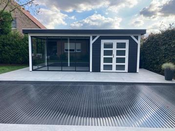 Vuren Topvision Bosuil, 300 x 300 en luifel 400 cm, onbehand beschikbaar voor biedingen
