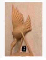 Houten Kraanvogel, Japan, Vrede Geluk Wijsheid, Gezondheid, Ophalen of Verzenden