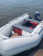 Rubber boot met 8 PK Yamaha buitenboordmotor, Watersport en Boten, Ophalen, Gebruikt, Yamaha, Hout
