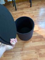 Opbergkruk met Tijgerprint, Huis en Inrichting, Banken | Voetenbanken en Poefen, Ophalen, Minder dan 50 cm, Gebruikt, Rond