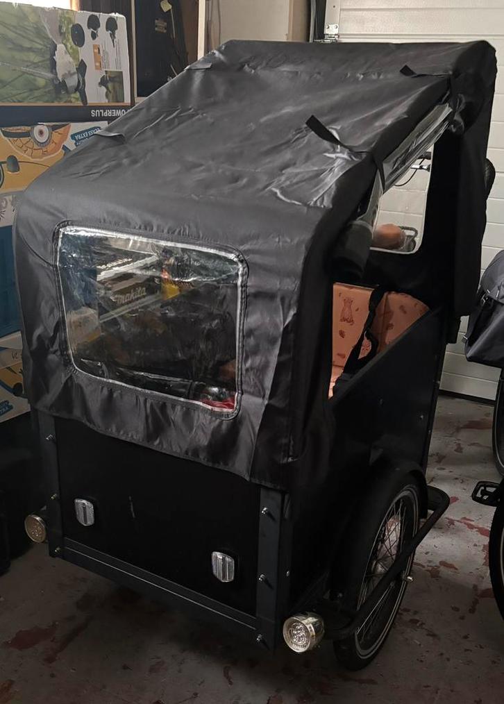 Bakfiets electrisch TROY VOGUE (Huif), Fietsen en Brommers, Fietsen | Bakfietsen, Gebruikt, Overige merken, 4 kinderen of meer