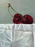 Marian van der Sanden, stilleven met kersen, Ophalen