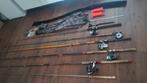 Diverse hengels en toebehoren aas dobbers parasol vliegvis, Watersport en Boten, Ophalen, Gebruikt, Complete hengel