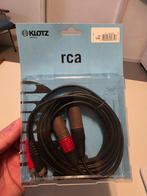 Klotz 3m rca to XLR male kabel, Ophalen of Verzenden, Nieuw