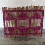Placemat's van riet en paars weefwerk 39x30cm, Ophalen of Verzenden, Gebruikt, Paars, Placemat