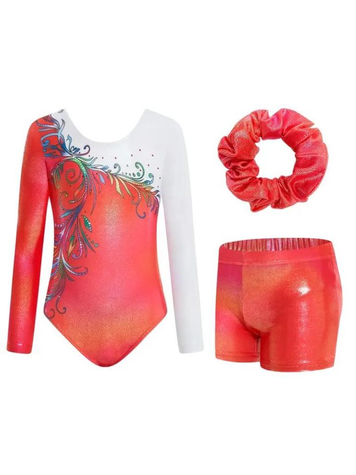 Turnpakje turnbroekje rood 110 116 122 128 134 140 146 152, Sport en Fitness, Turnen, Nieuw, Turnpak(je), Kindermaat 122 t/m 140