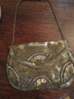 prachtig oud FRANS ZILVEREN PAILLETTEN AVONDTASJE, boudoir, Ophalen of Verzenden