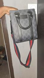 Gucci Mini GG Supreme Web Satchel  Origineel, Ophalen of Verzenden, Zo goed als nieuw, Zwart