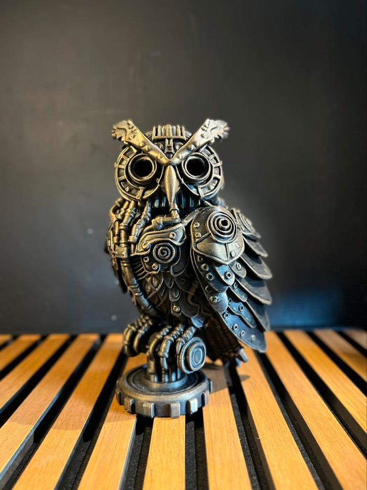 Steam Punk Uil, Huis en Inrichting, Woonaccessoires | Overige, Nieuw, Ophalen of Verzenden