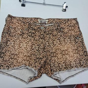 Maison Scotch shorts Botanic bruin barok print 29 M nr 49099 beschikbaar voor biedingen