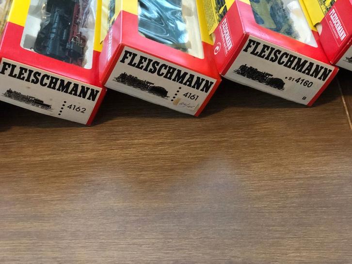 FLEISCHMANN  NIEUWE/Z.G.A.N. STOOMLOCS  (312)  B, Hobby en Vrije tijd, Modeltreinen | H0, Nieuw, Locomotief, Gelijkstroom, Fleischmann