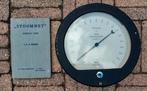 Industriële drukmeter + boekje "Stoomwet" 1933, Antiek en Kunst, Antiek | Gereedschap en Instrumenten, Ophalen of Verzenden