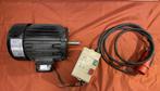 Electro motor  2 PK 380 volt met schakelunit compleet, Ophalen, Gebruikt, Elektromotor, 1800 rpm of meer