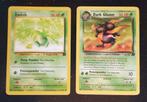 pokemonkaarten 1e generatie (set van 2), Hobby en Vrije tijd, Verzamelkaartspellen | Pokémon, Ophalen, Zo goed als nieuw, Meerdere kaarten