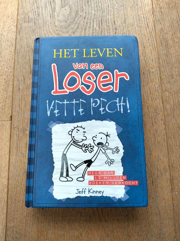 Jeff Kinney - Vette pech! Het leven van een loser, Boeken, Kinderboeken | Jeugd | 10 tot 12 jaar, Zo goed als nieuw, Ophalen
