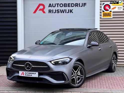 Mercedes-Benz C-klasse 300 e AMG Line Memory/Pano/Dodehoek, Auto's, Mercedes-Benz, Bedrijf, Te koop, C-Klasse, ABS, Achteruitrijcamera